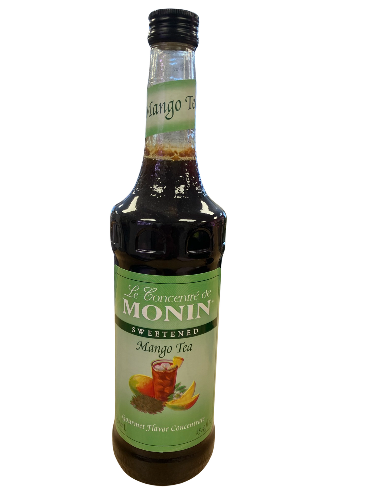 Monin - Sweetened Mango Tea Concentrate - 750ml- Glass Bottle