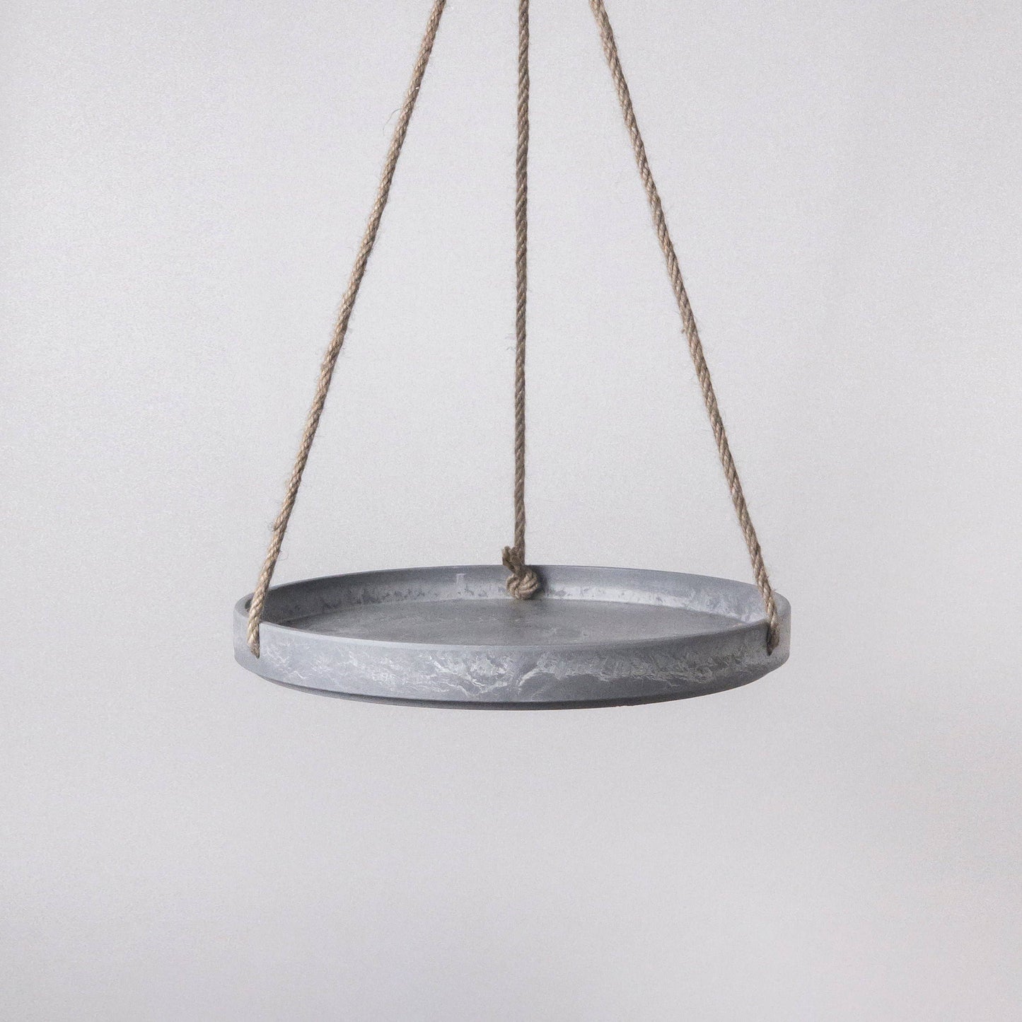 Kanso - 10" Signature Stone Hanging Tray - Grey