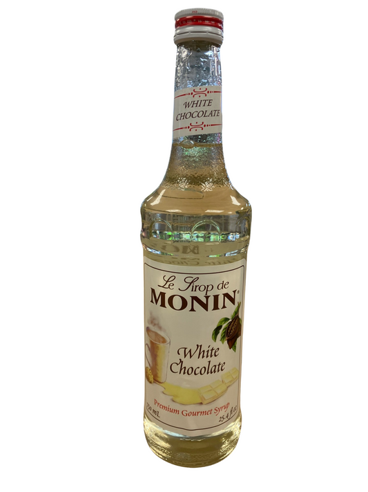 Monin- White Chocolate Syrup 750ml, Glass Bottle