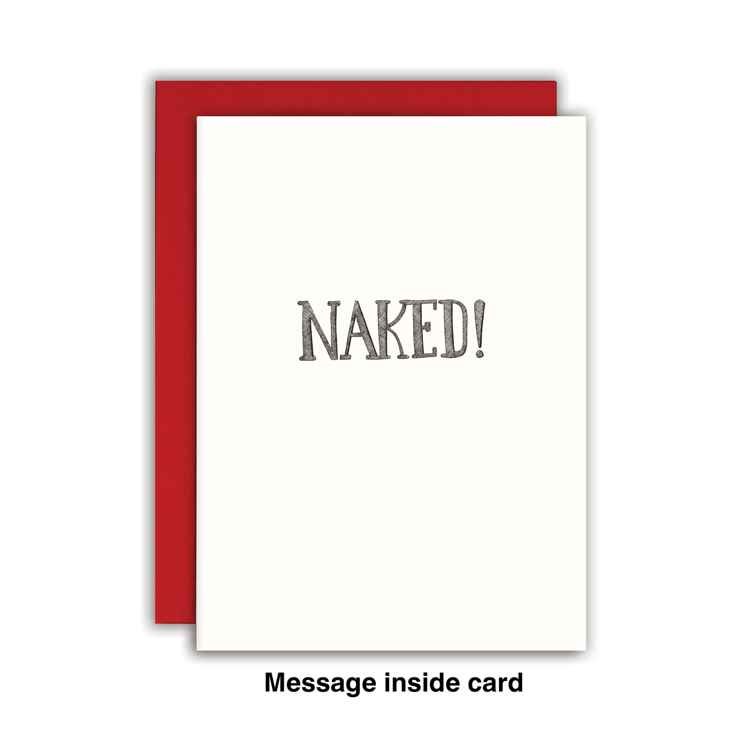 All I Want For Christmas is You Naked Card