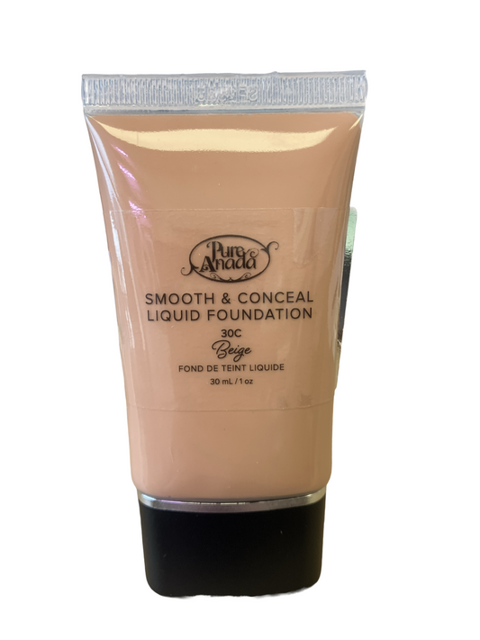 Pure Anada - Smooth & Conceal Liquid Foundation - 30C