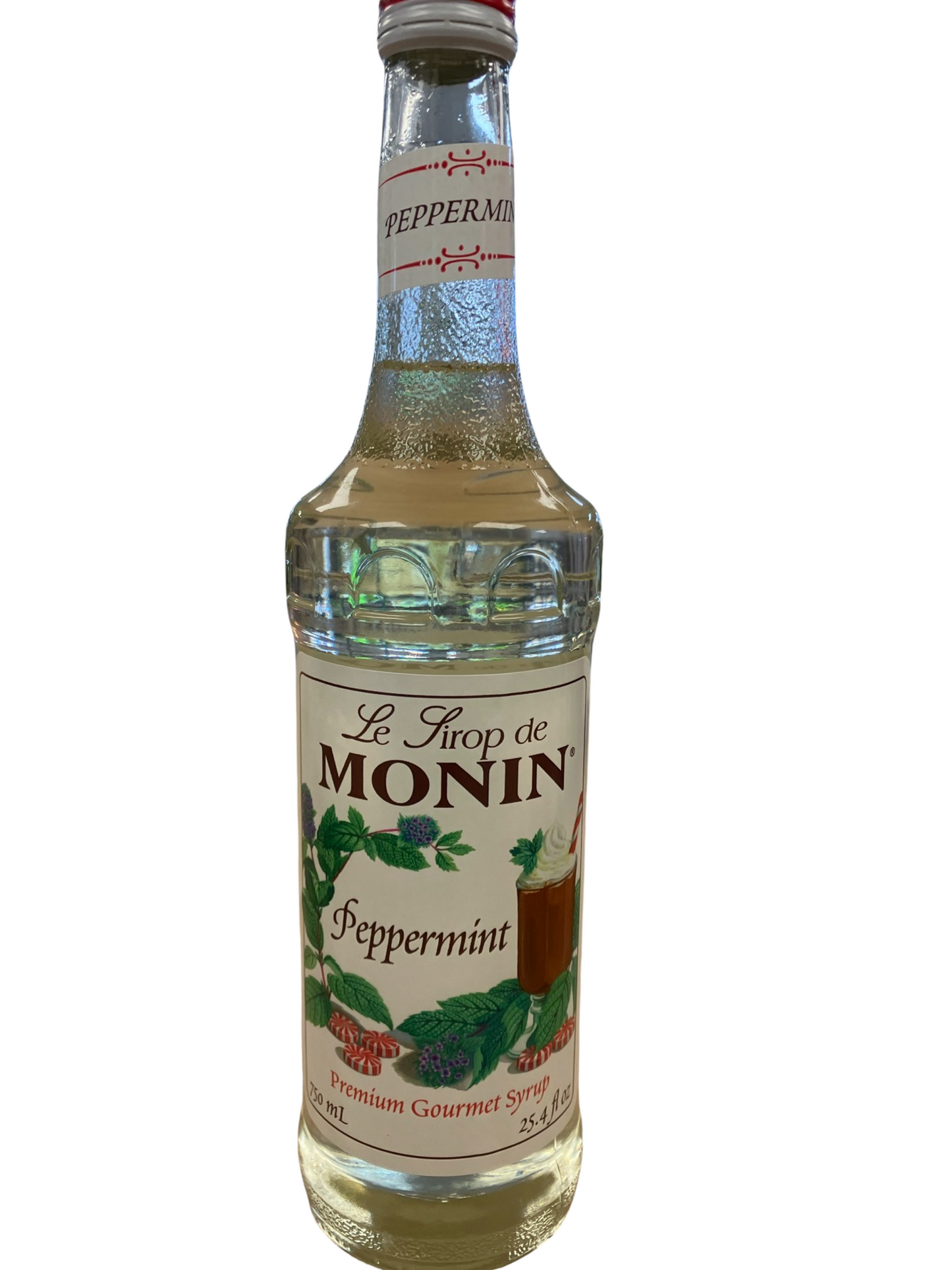 Monin - Peppermint, 750ml, Glass Bottle