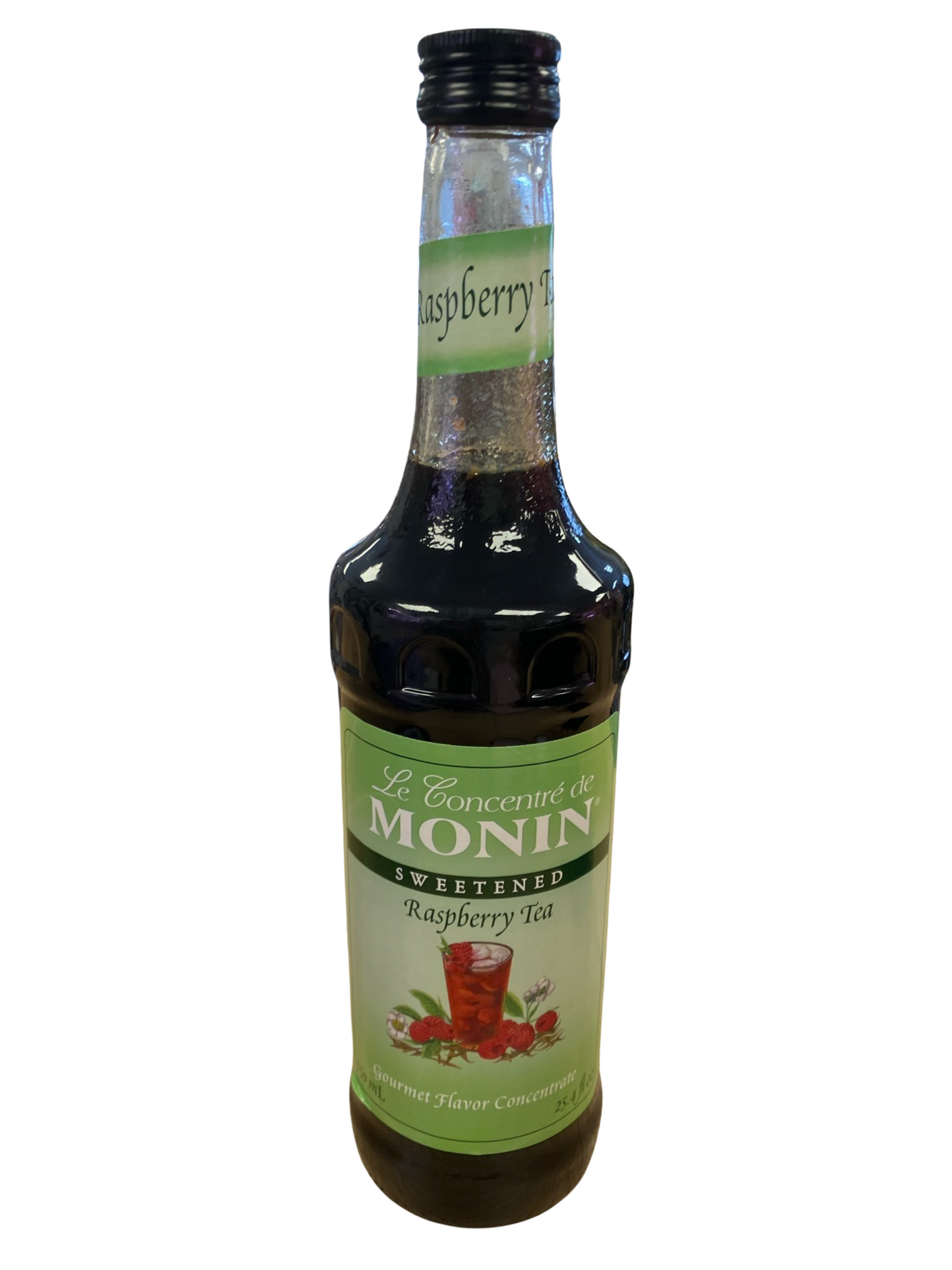 Monin - Sweetened Raspberry Tea Concentrate - 750ml - Glass Bottle