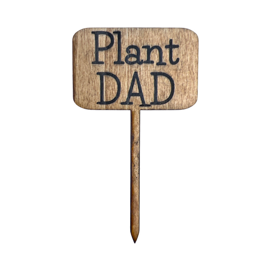 Wooden Plant Sign