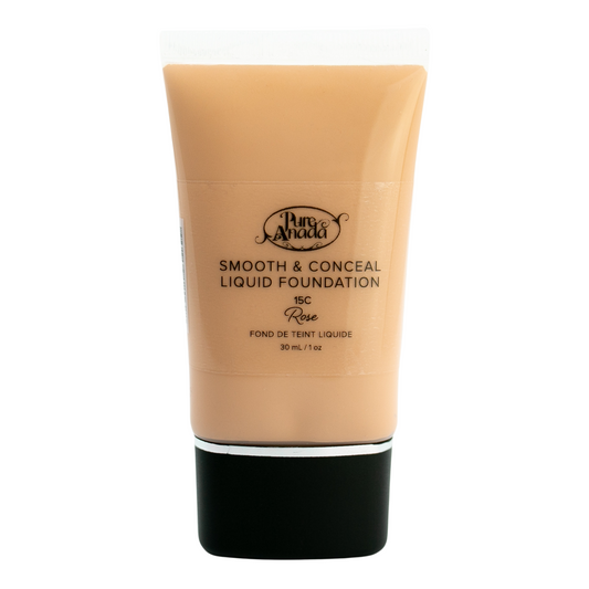 Pure Anada Smooth & Conceal Liquid Foundation - 15C - Rose