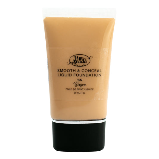 Pure Anada Smooth & Conceal Liquid Foundation - 15N - Bisque