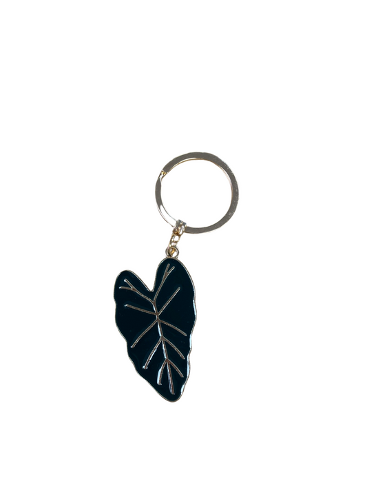 Enamel Leaf Keychain