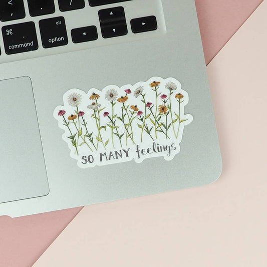 Naughty Florals - So Many Feelings - Sticker