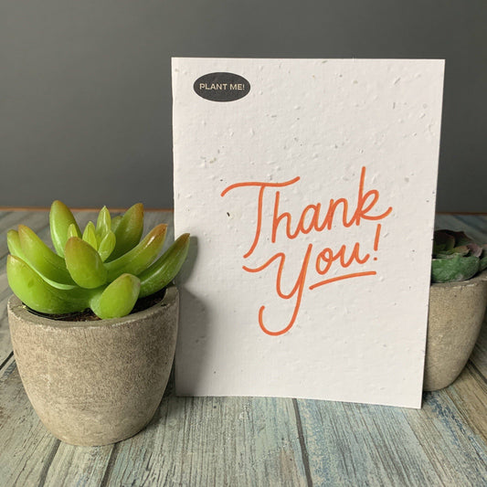 Plantable Greetings - Thank You! Plantable Greeting Card