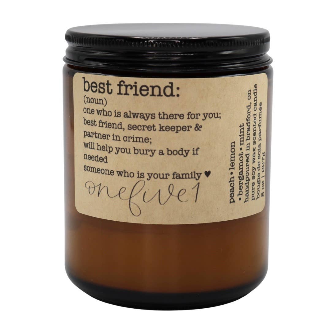 best friend definition soy candle