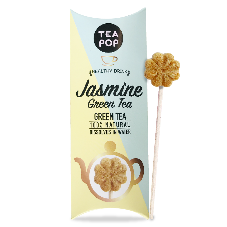 Tea Pops - Jasmine Gourmet TEA on-a-stick single.