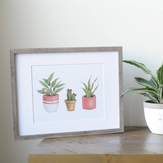 Naughty Florals Potted Plant Wall Art