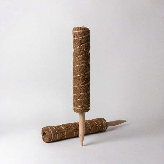 Kanso - Coco Coir Pole Stackable (Large) - Wood Base