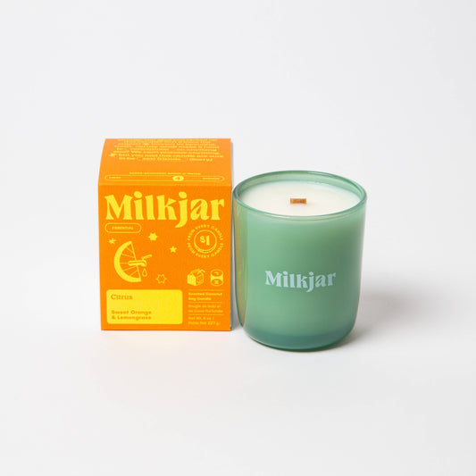 Milkjar - Citrus - Essential Oil Coconut Soy 8oz Candle