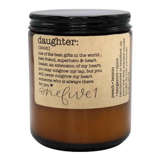 Onefive1 - daughter definition soy candle