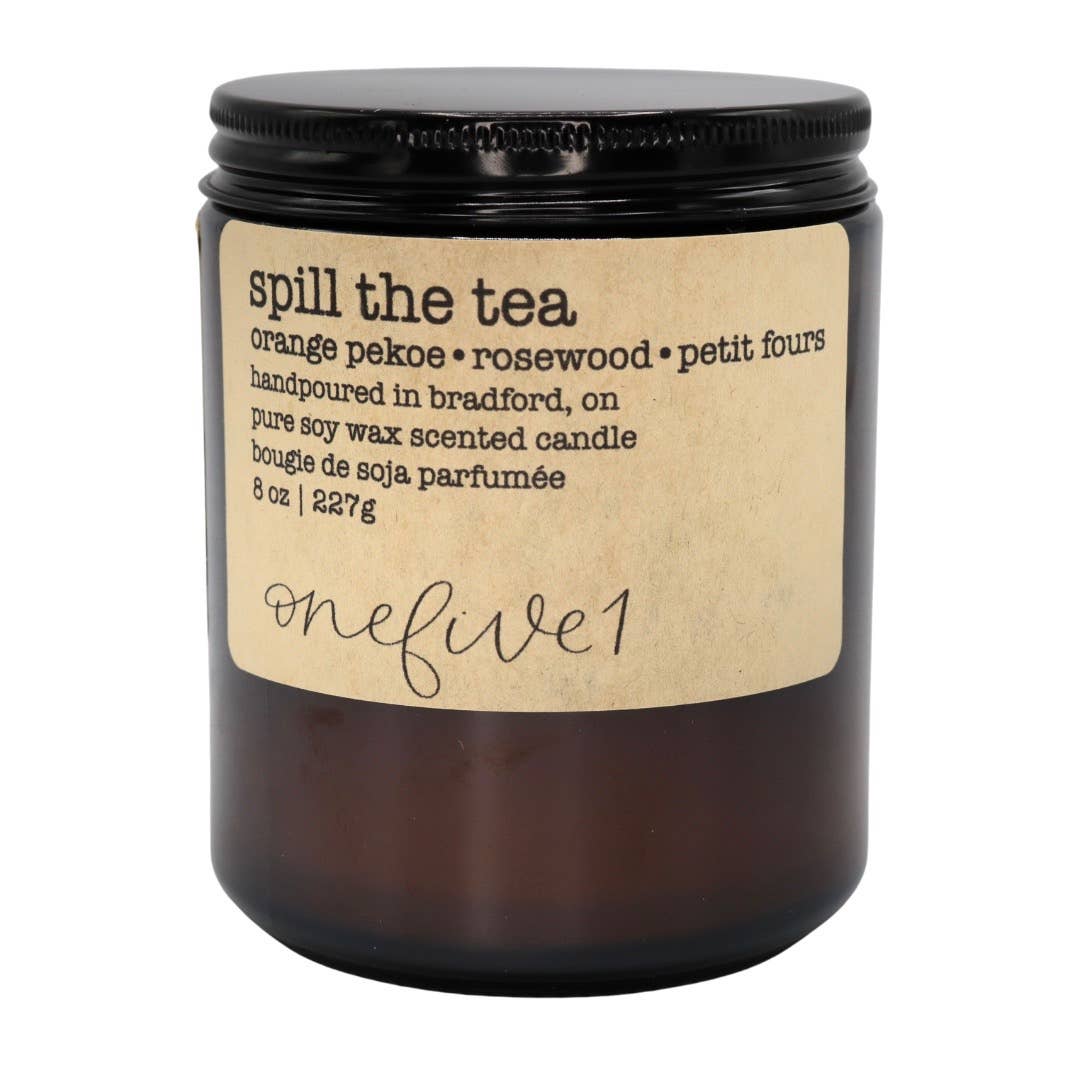 spill the tea- soy wax candle SPRING FUNNY