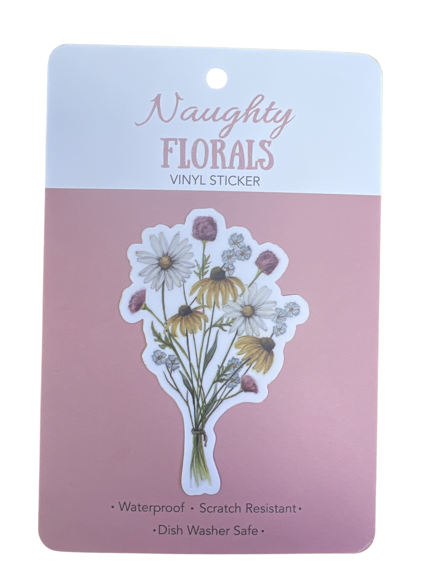Naughty Florals - Sticker - Floral Bouquet