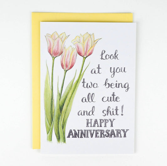 Naughty Florals - Happy Anniversary!