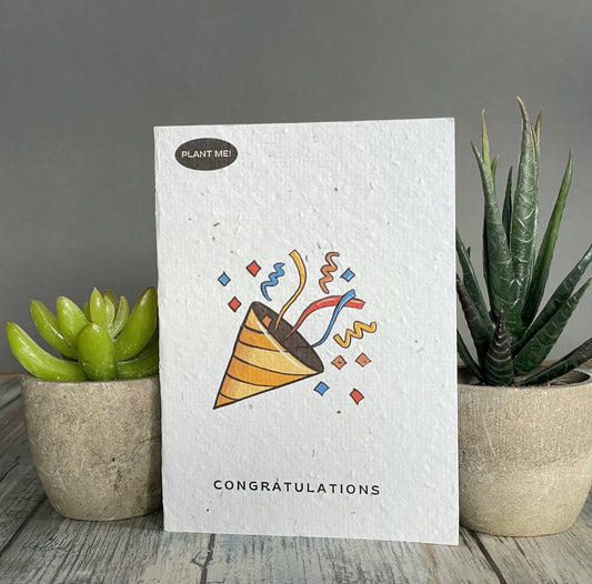 Plantable Greetings - Congratulations Greeting Card