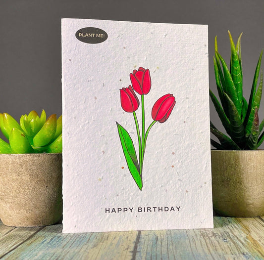 Plantable Greetings - Happy Birthday Plantable Card